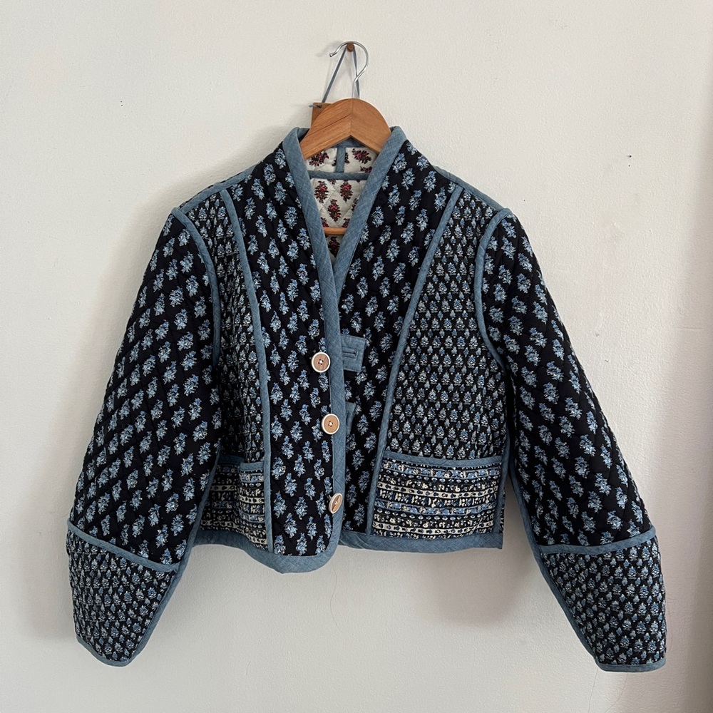 Veronica Beard Reversible Quilt Jacket